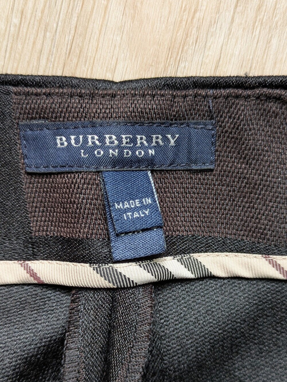 Vintage Burberry London Overdyed Plaid Trousers/Pants - Made In Italy - Sz 4 - Picture 15 of 17